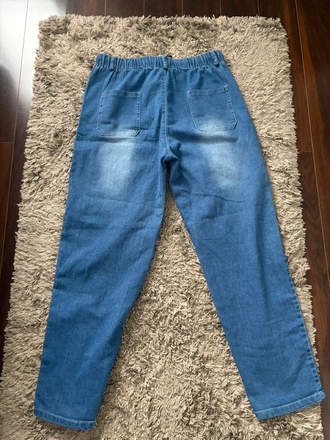 Blue Denim Jogger Pants - photo 2