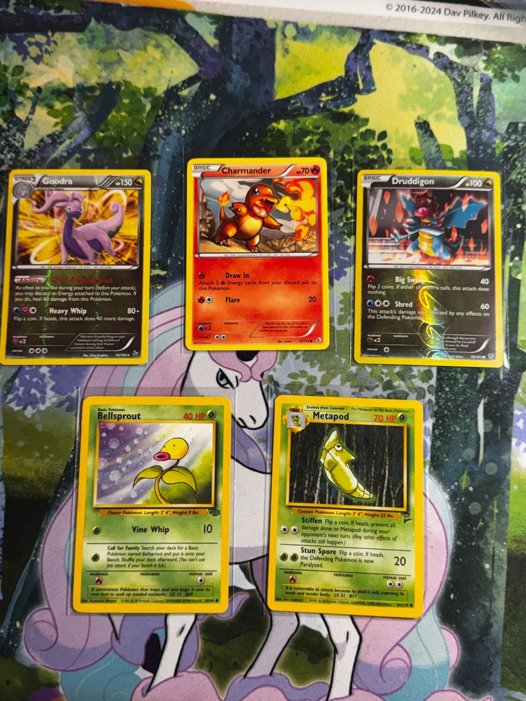 Pokemon Trading Cards lot of 5 cards