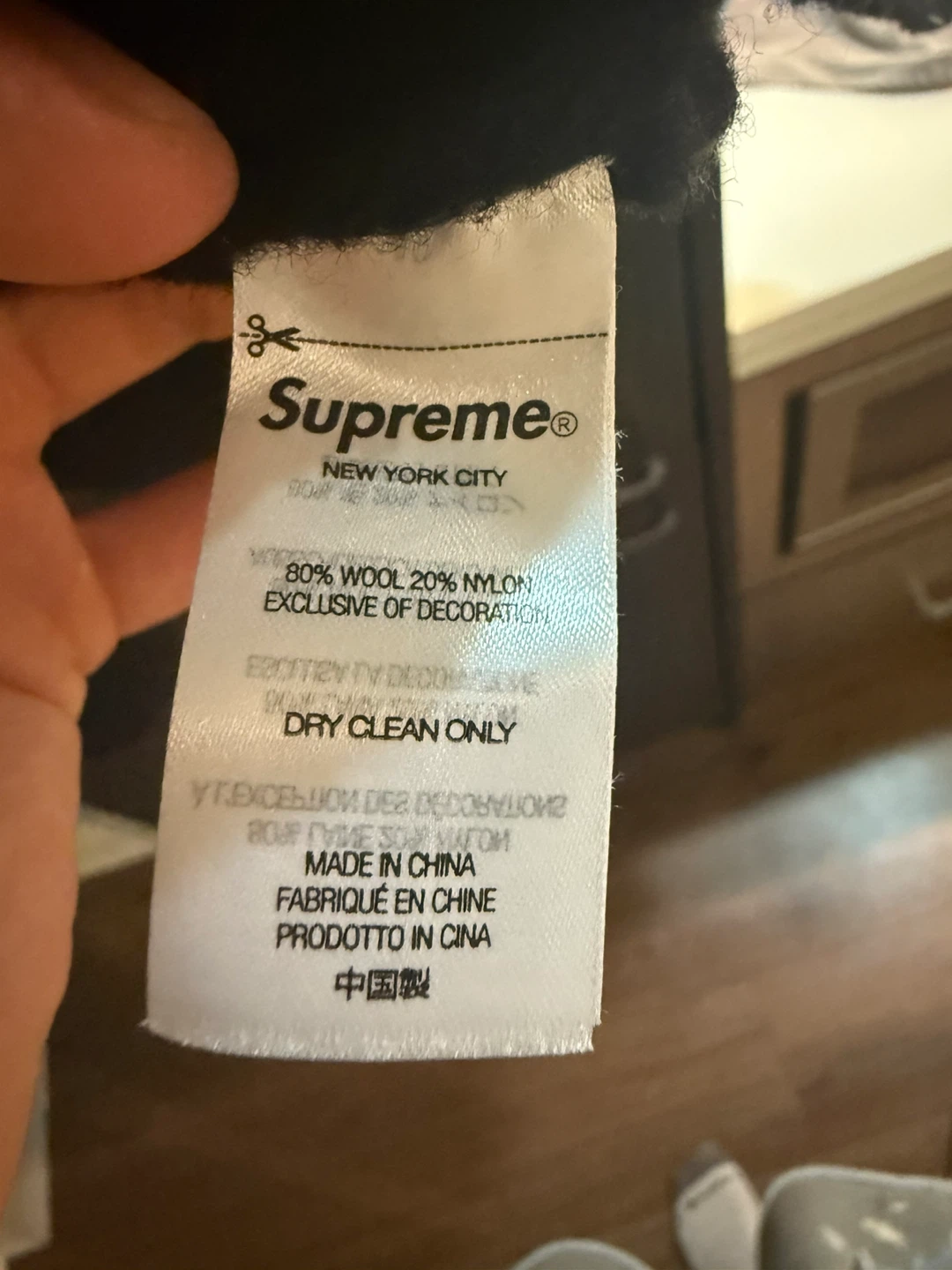 Supreme Doughboy Sweater Black Size L - photo 3