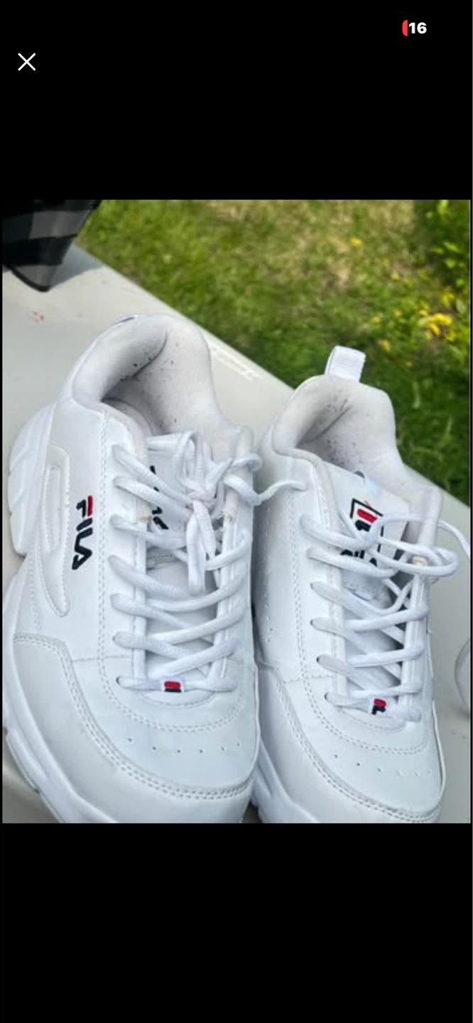 White Fila Sneakers
