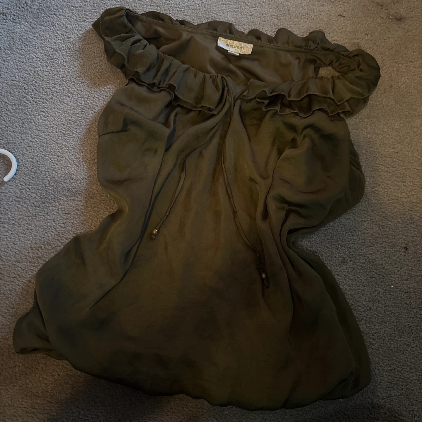 olive green blouse