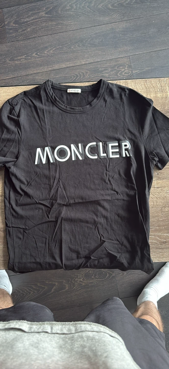 Moncler Black Logo T-Shirt
