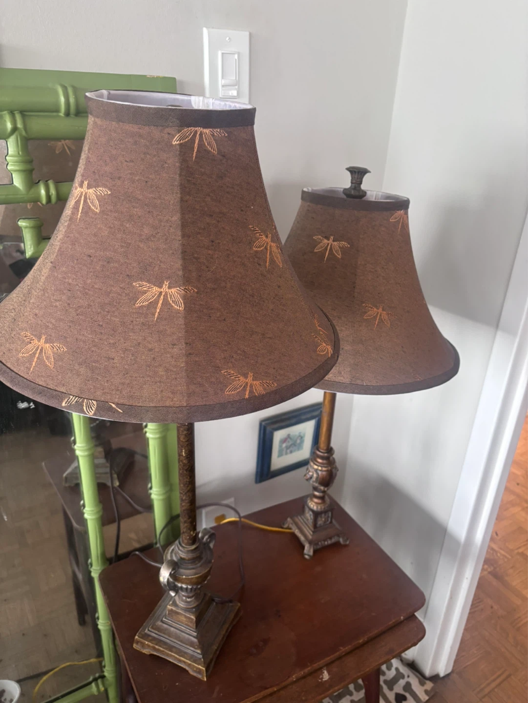 Brown Dragonfly Lamp Shades - photo 2