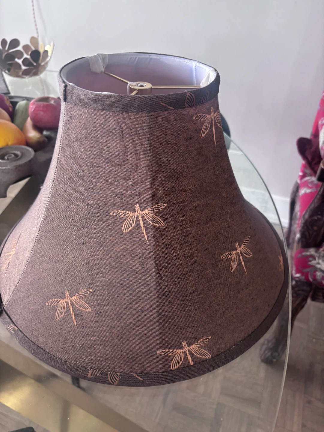 Brown Dragonfly Lamp Shades