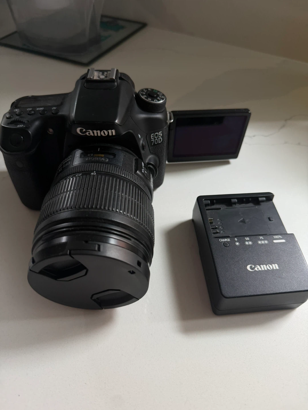 Canon EOS 70D Digital SLR Camera with EFS 15-85mm Lens