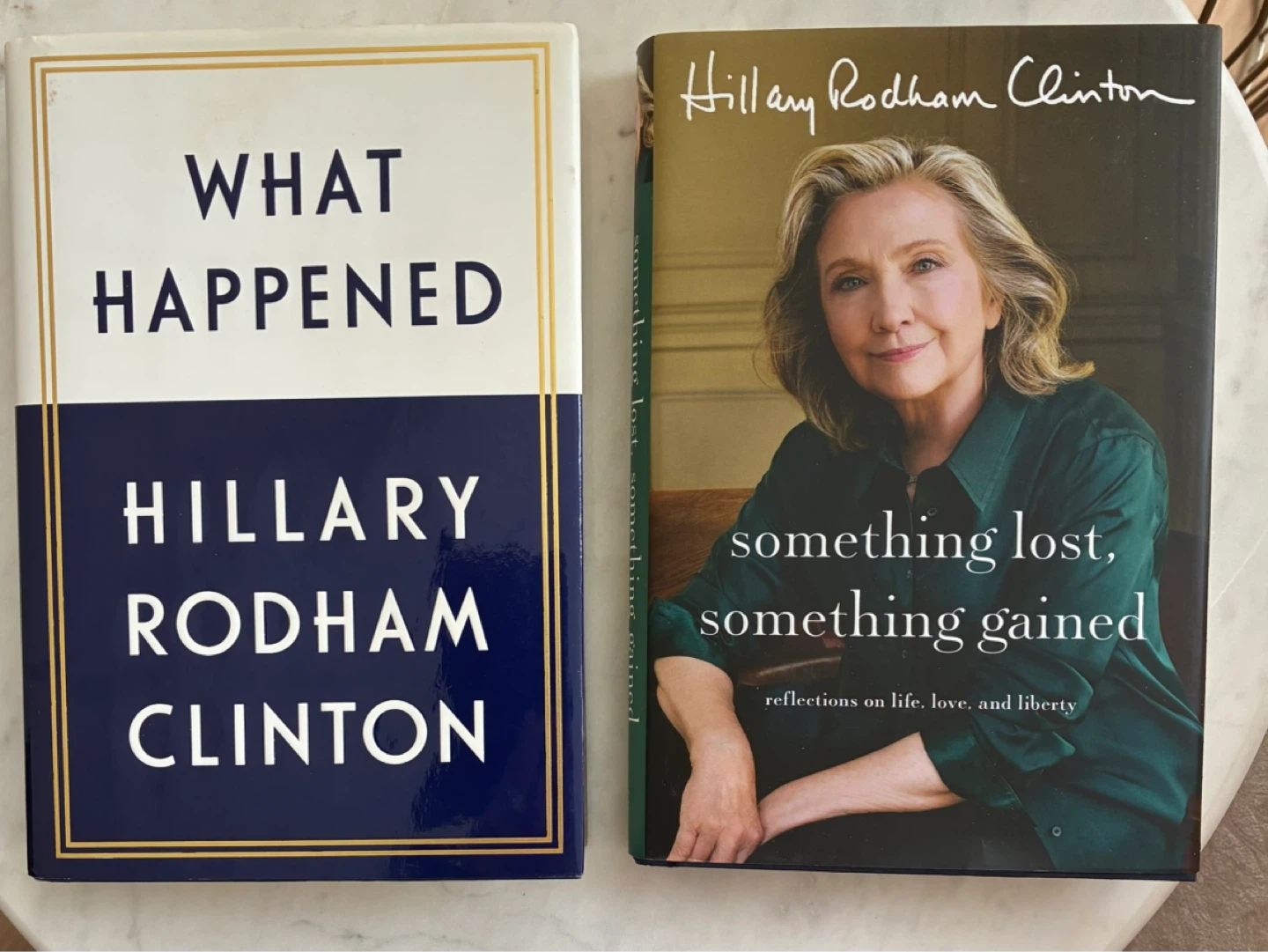 Hardcover: What Happened & Something Lost, Something Gained