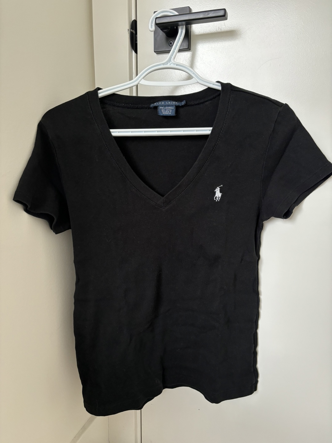 Ralph Lauren Black V-Neck T-Shirt