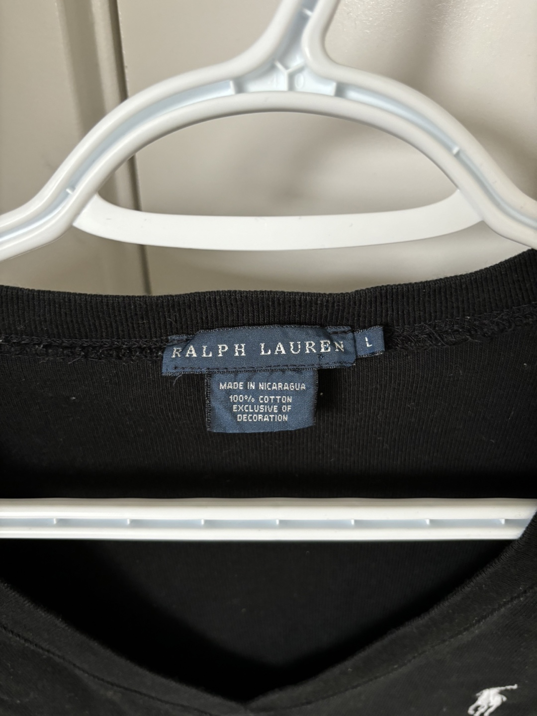 Ralph Lauren Black V-Neck T-Shirt - photo 2
