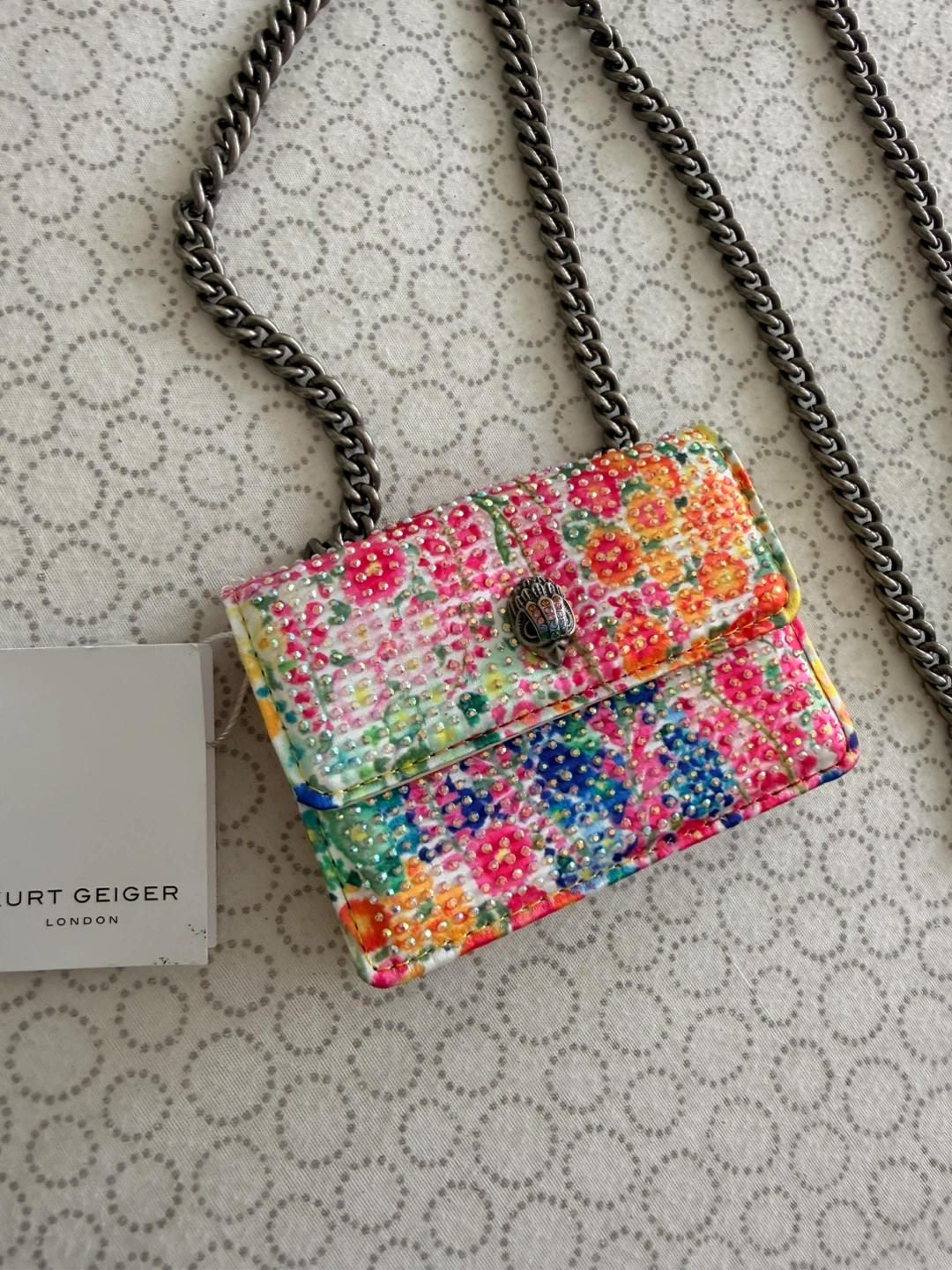 Kurt Geiger London Multicolor Floral Mini Kensington Bag - photo 3