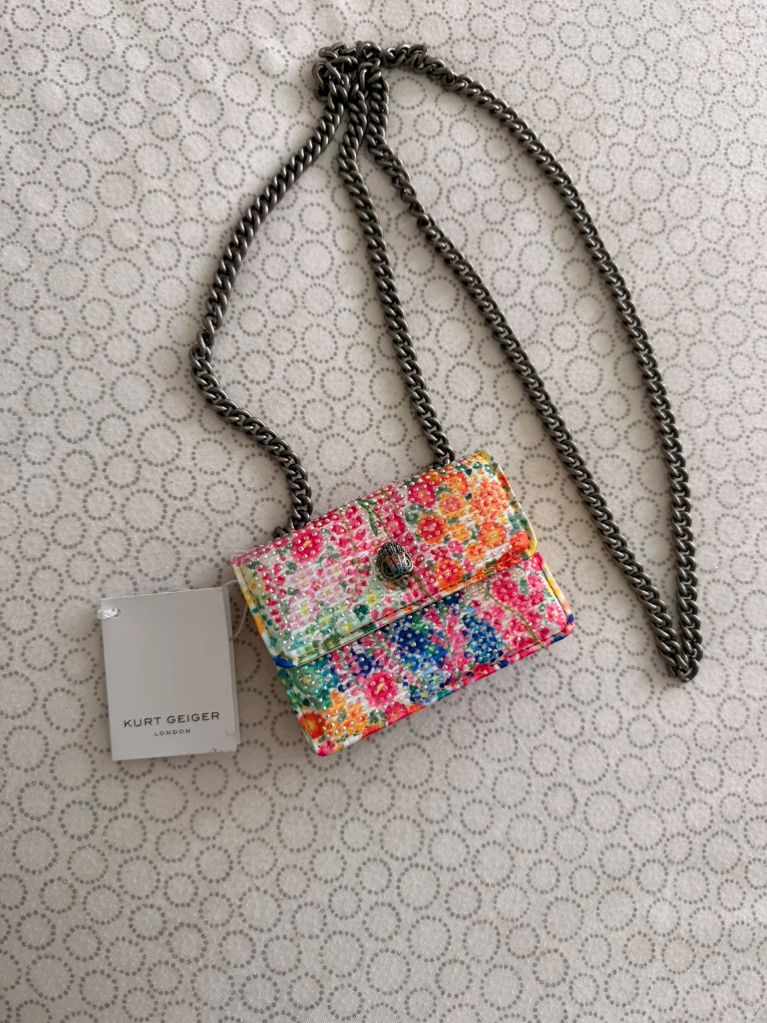 Kurt Geiger London Multicolor Floral Mini Kensington Bag - photo 4