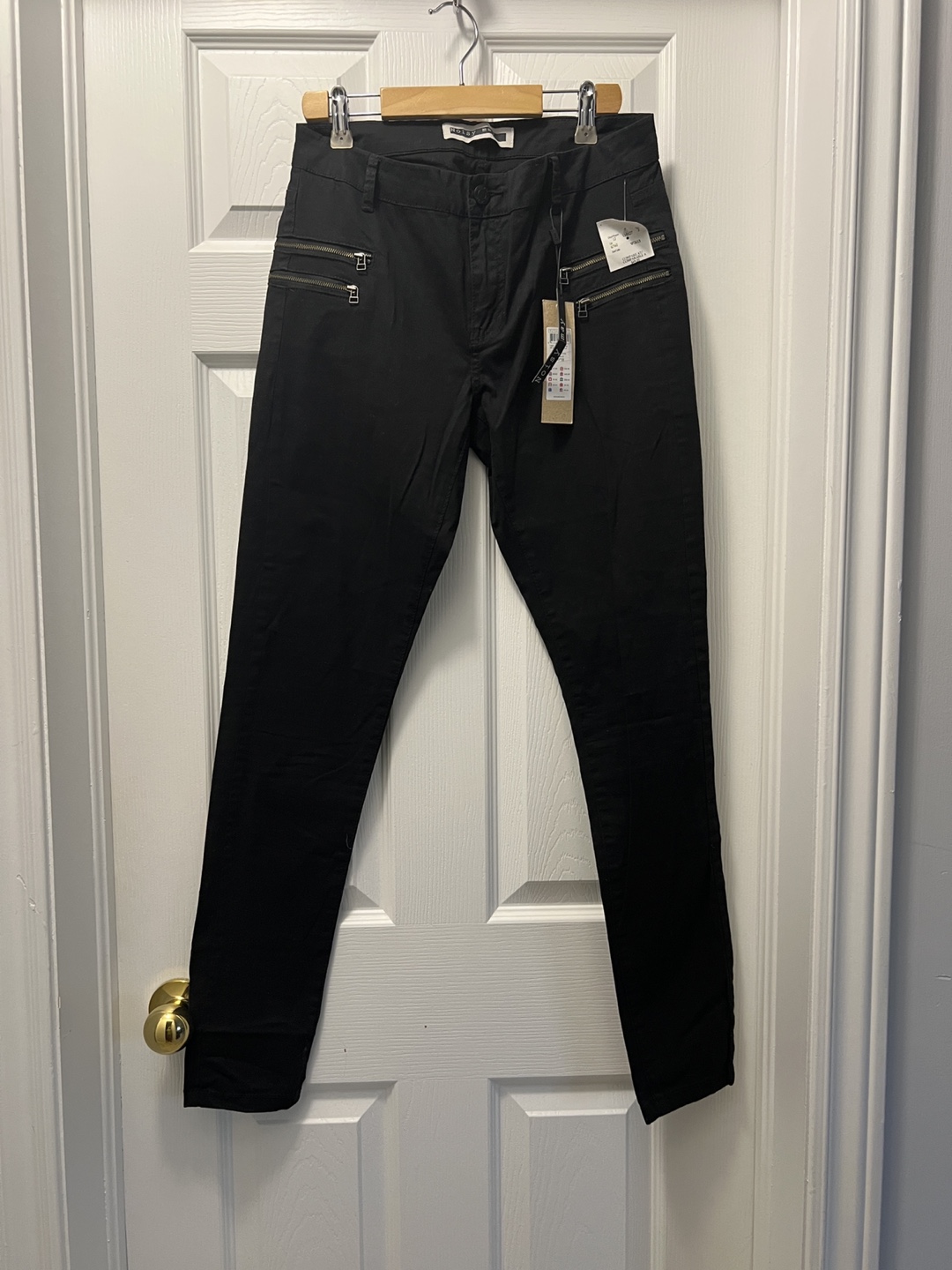 Brand new Noisy May Black Zipper Detail Pants