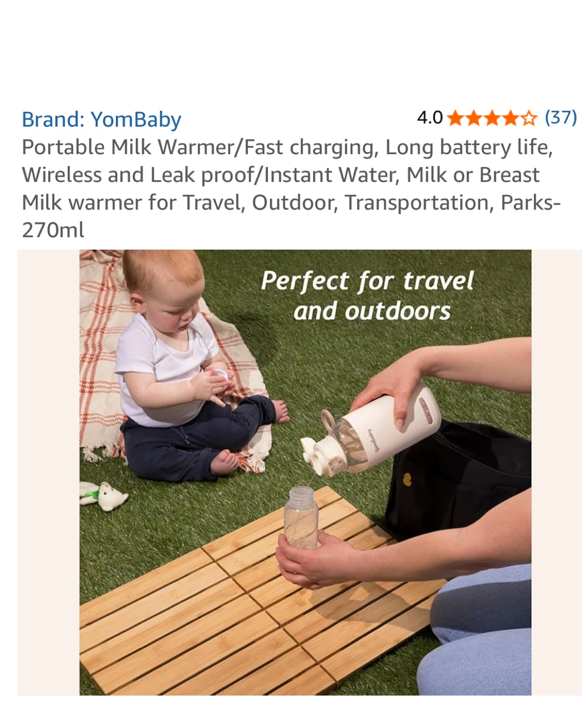 YomBaby Portable Milk Warmer 270ml - photo 2