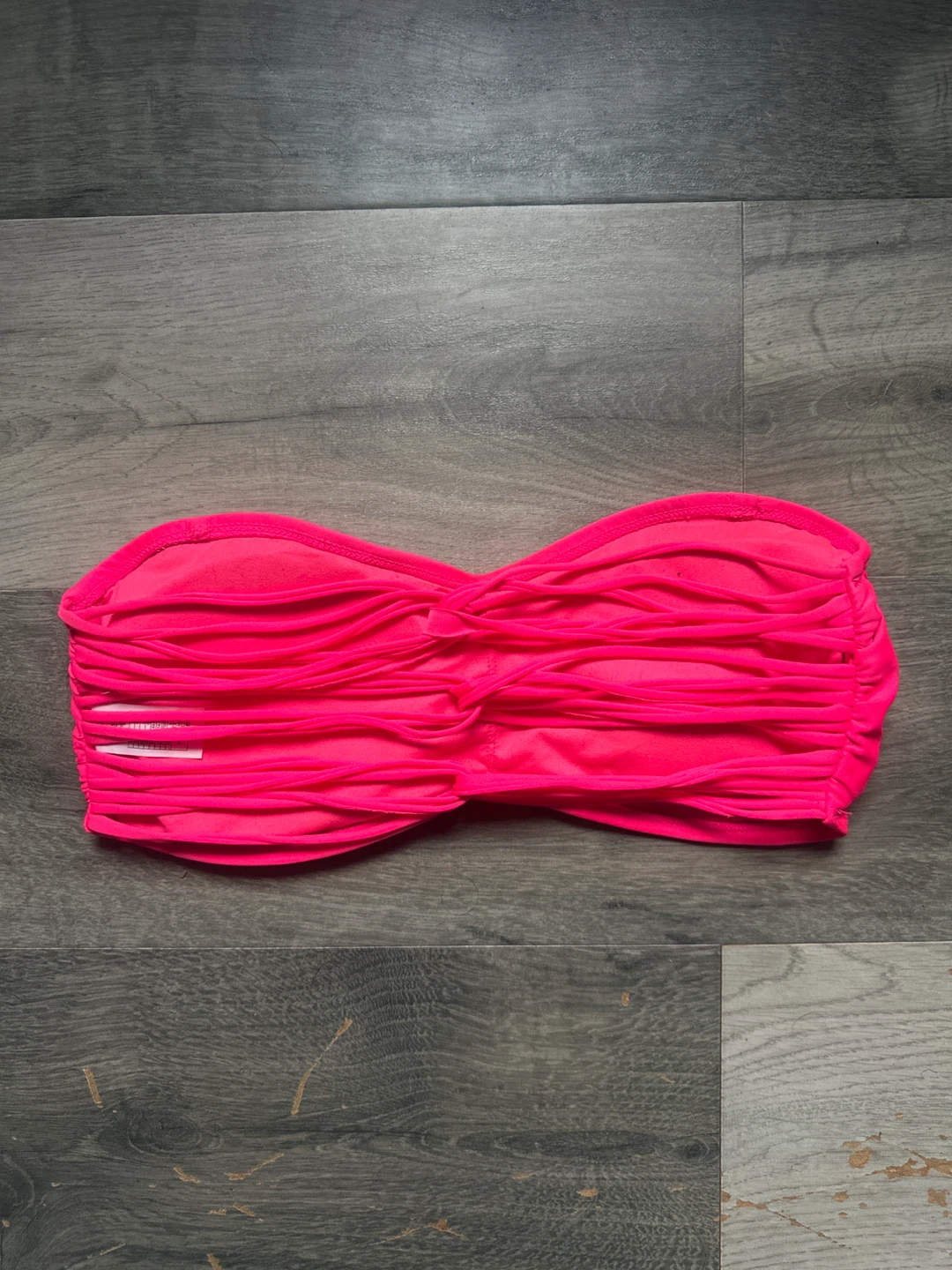 Pink Strapless Bikini Top - photo 2