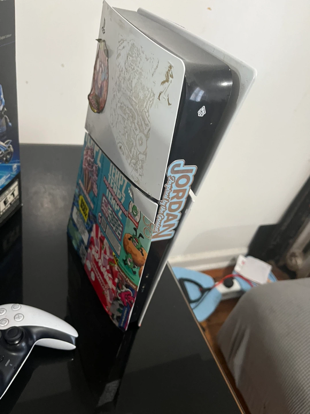 Sony PlayStation 5 PS5 Console with 2 Controllers & Fortnite - photo 3