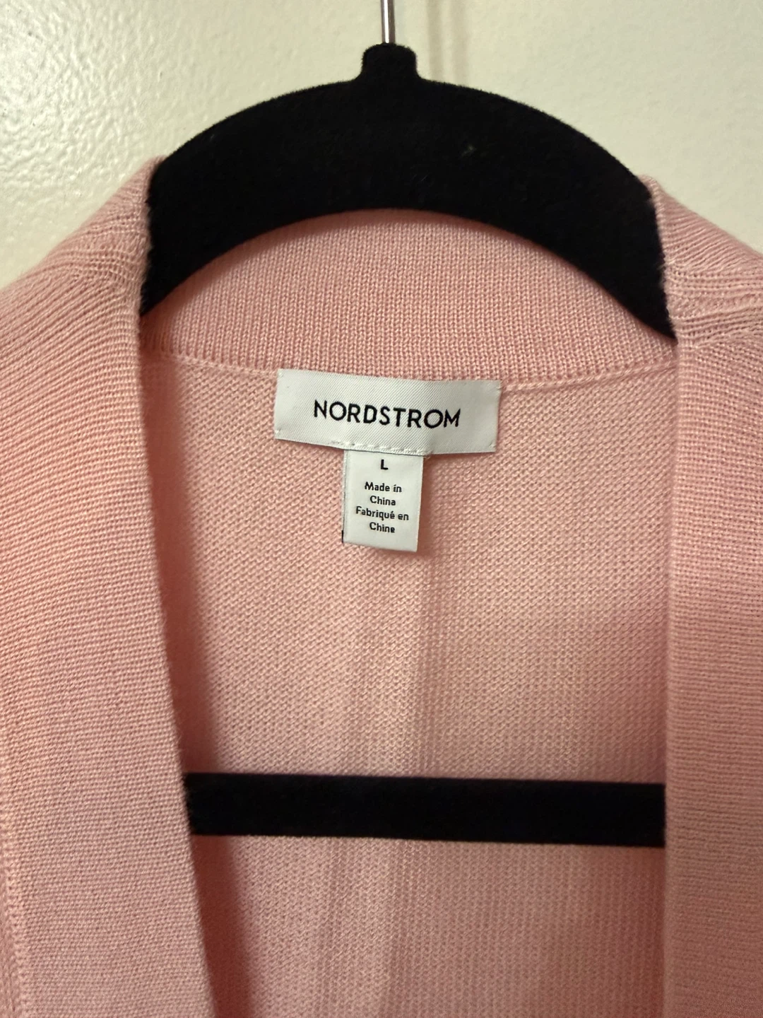 Nordstrom Pink Cardigan Sweater Size L - photo 3