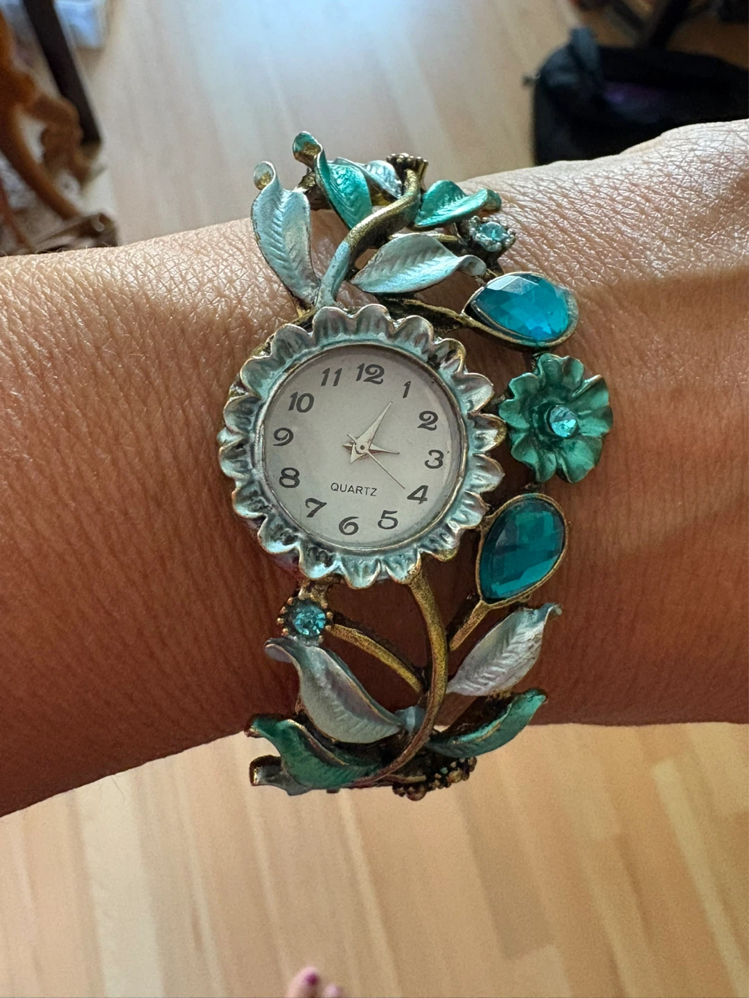 Vintage Flowers Bangle Watch  $20 firm