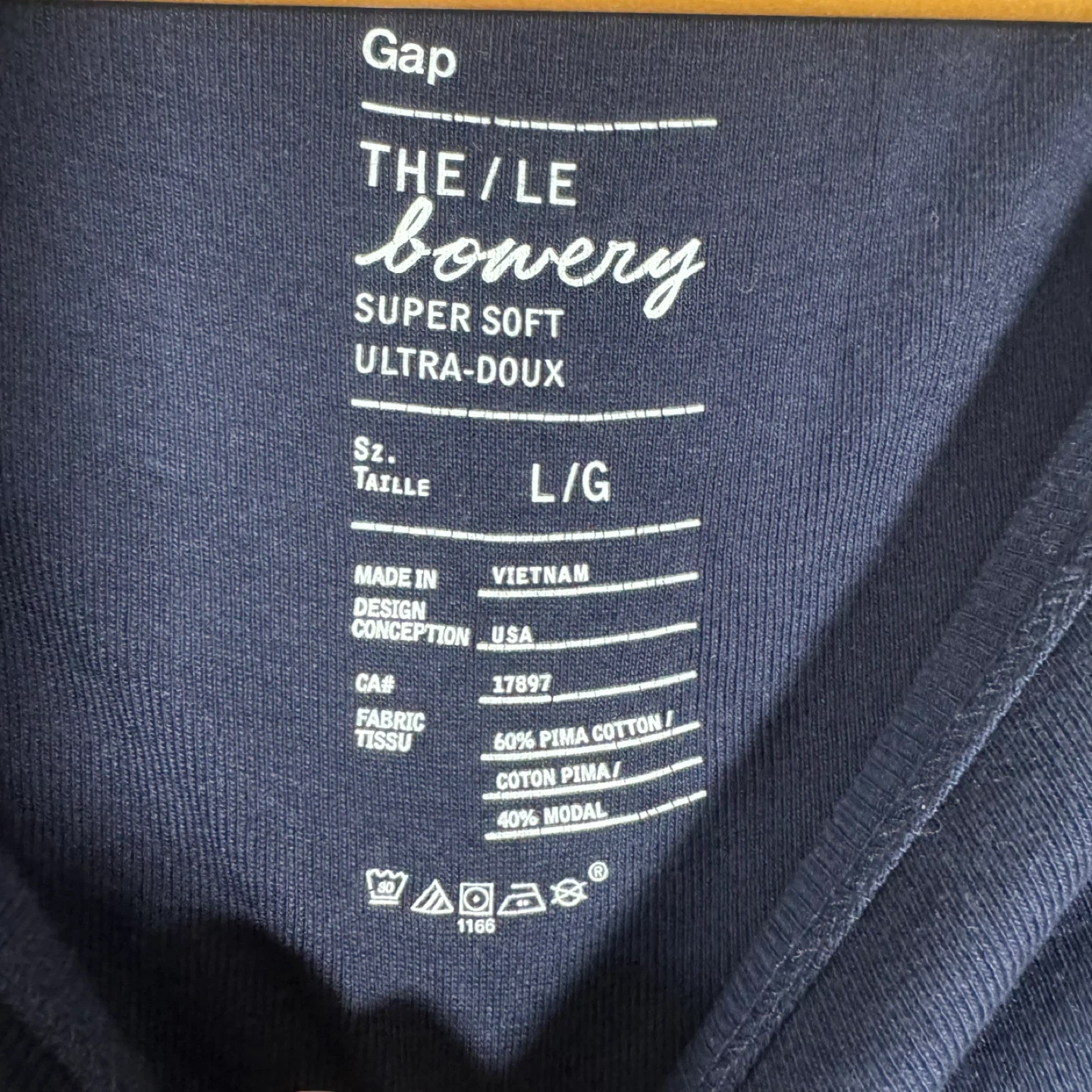 Gap The Bowery Super Soft Ultra-Doux Long Sleeve Top L/G - photo 2