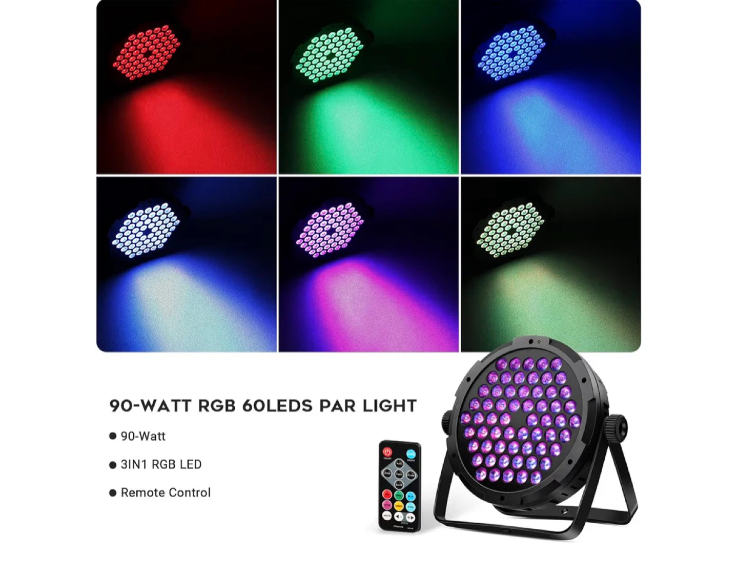 90-Watt 60-LED RGB PAR Light - photo 2