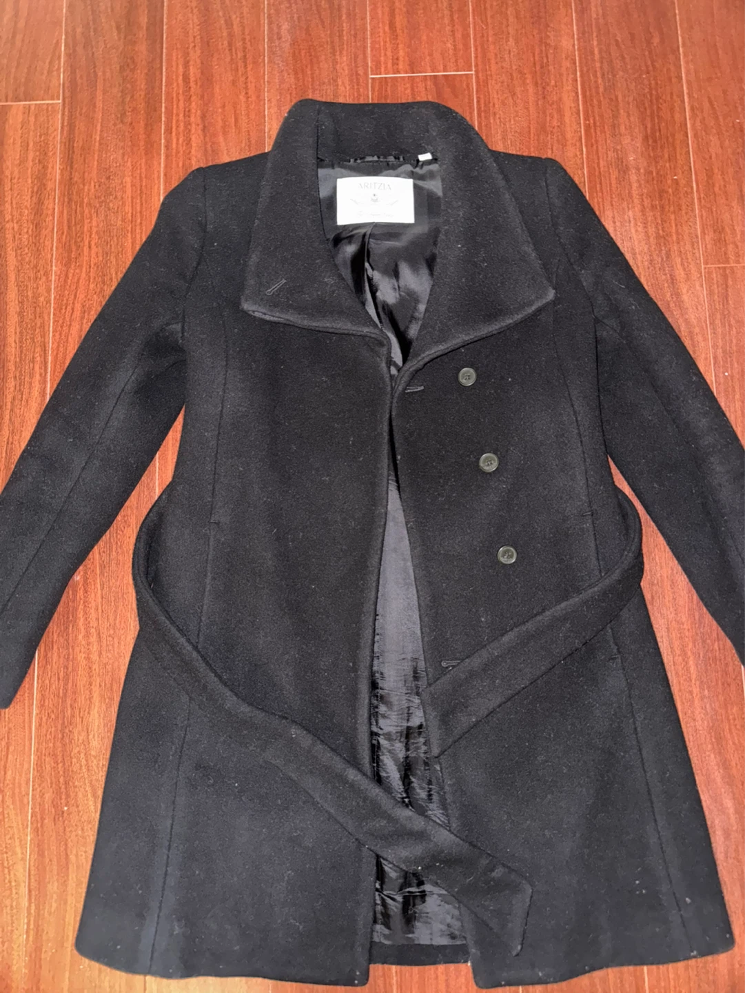 aritzia wool coat