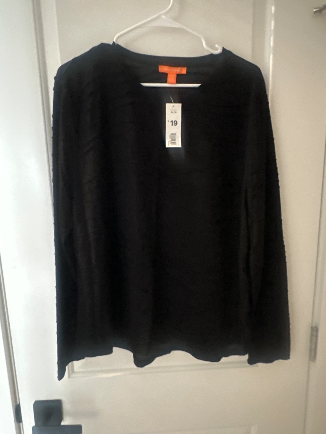 Joe Fresh Black Long Sleeve Top - XL/TG