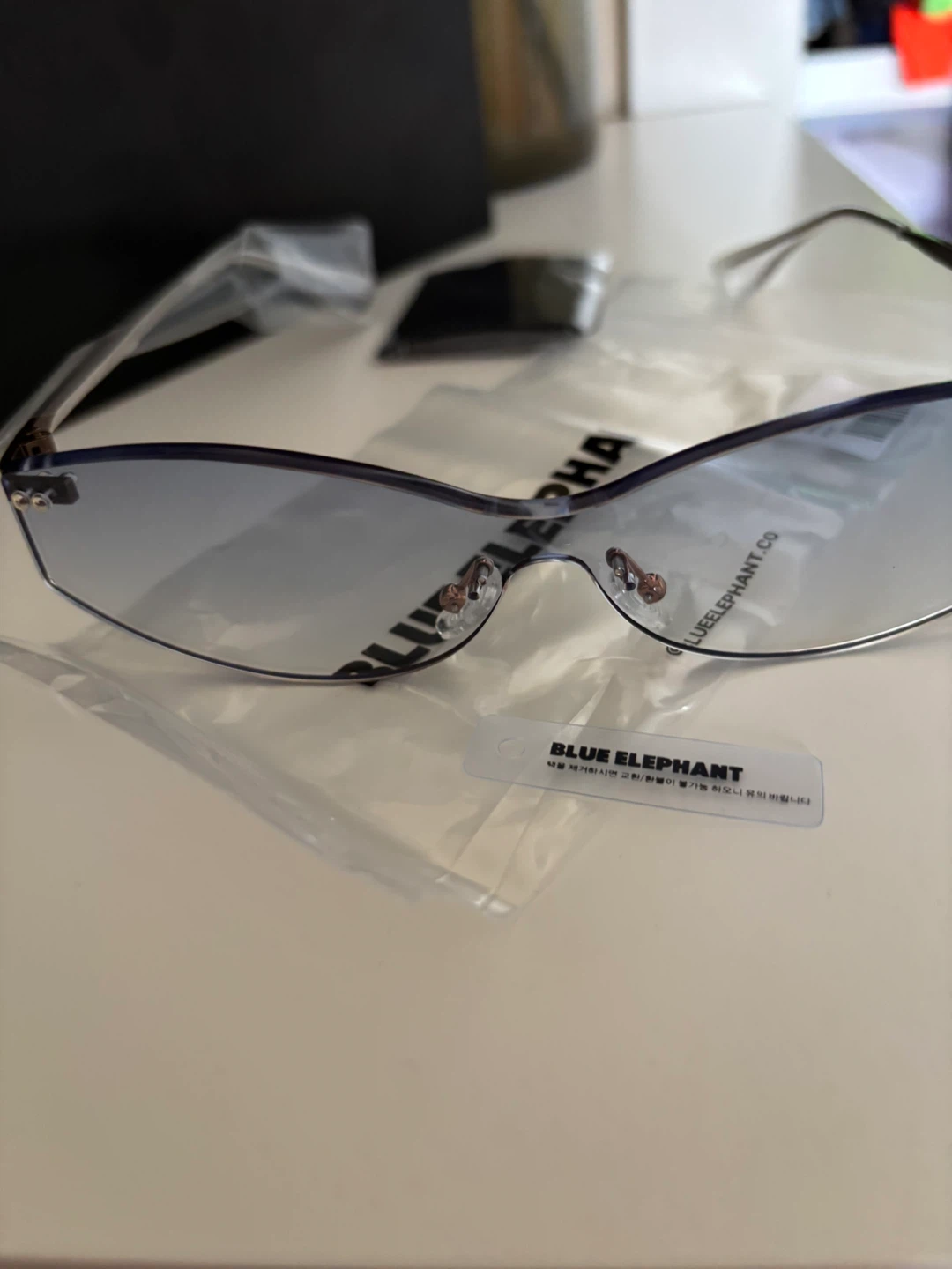 Blue Elephant Nabi Rimless Sunglasses - photo 2
