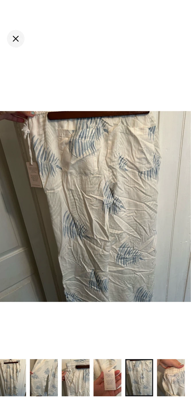 Billy T Shop Palm Leaf Print Lounge Pants Women's Size Medium - photo 5