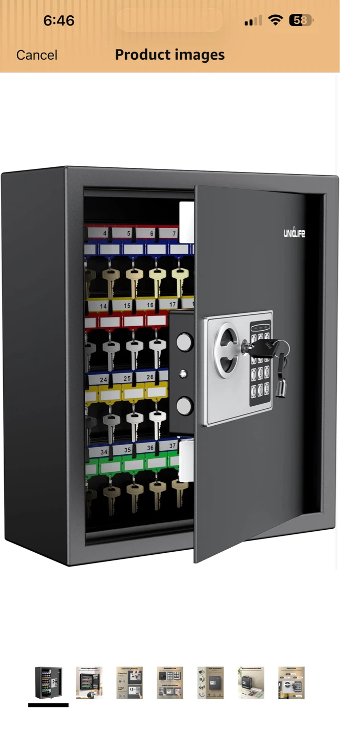Uni-life Digital Key Lock Box Safe - photo 3