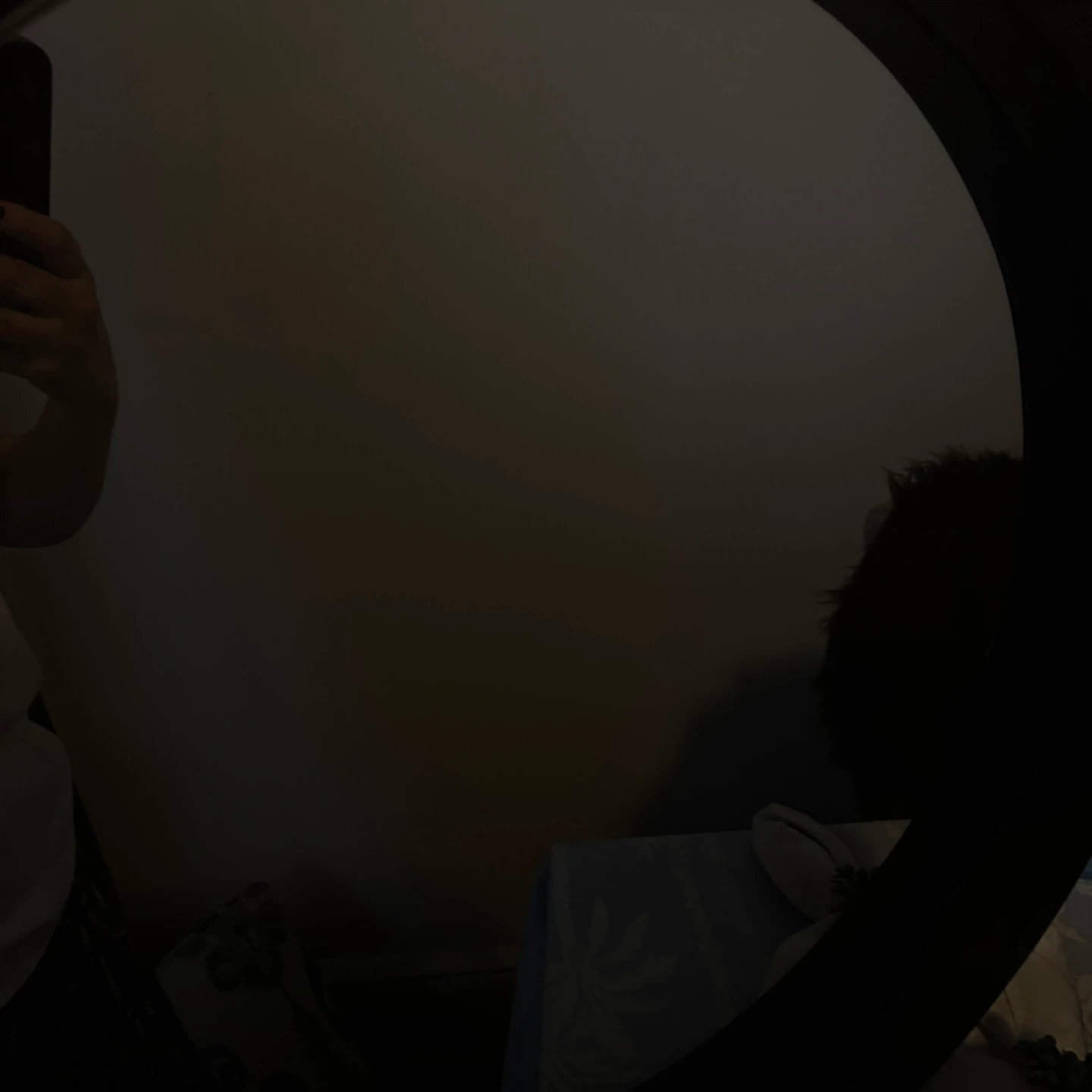Oval Wood Framed Mirror - photo 2
