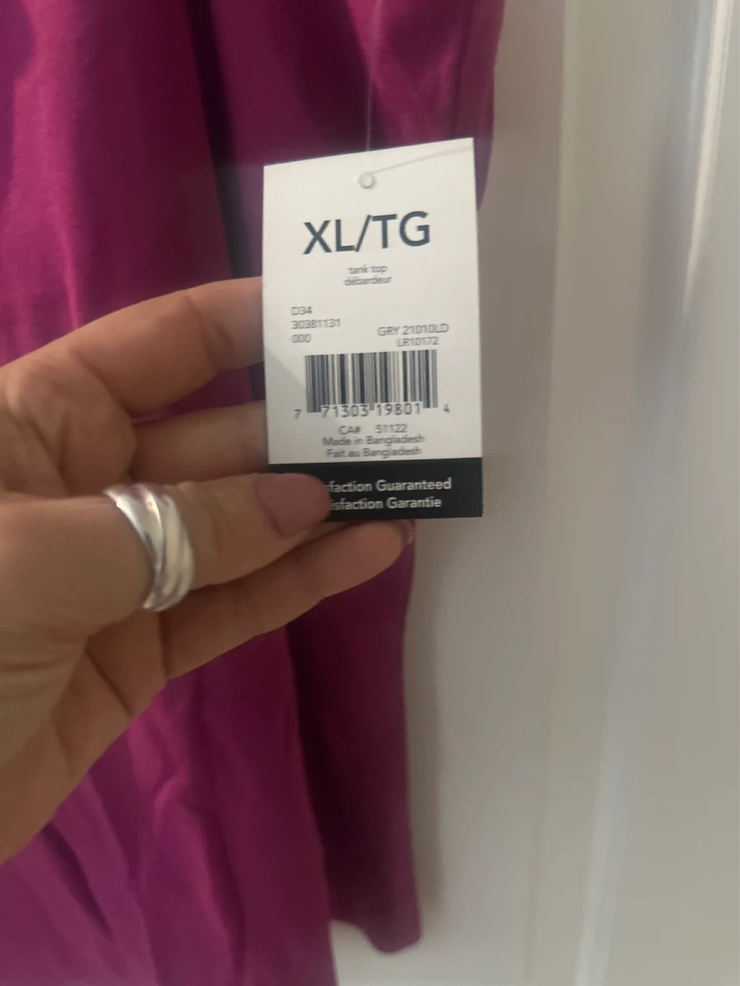 Pink Tank Top XL/TG - photo 2