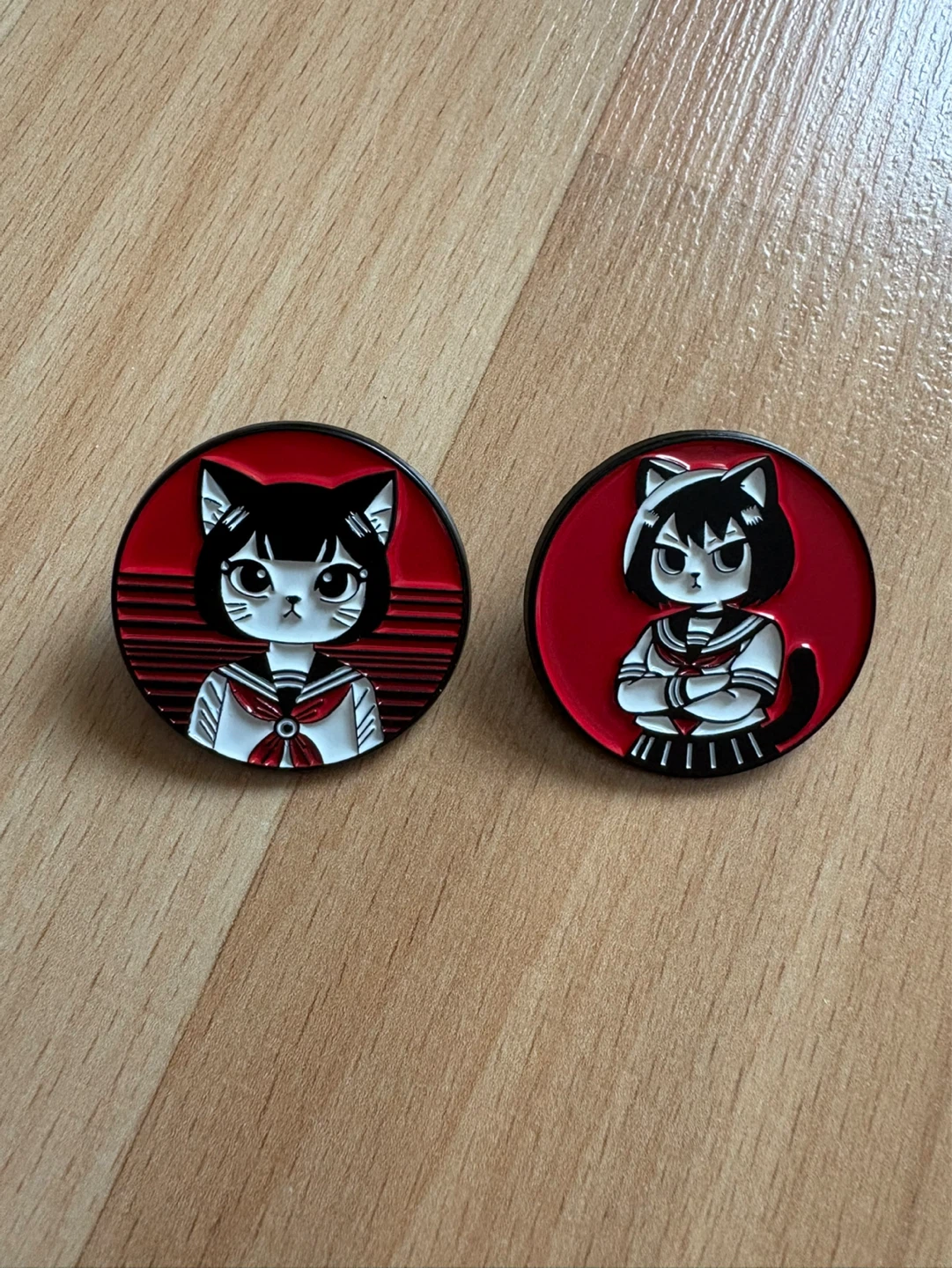 Cat Anime Enamel Pins $5 each firm