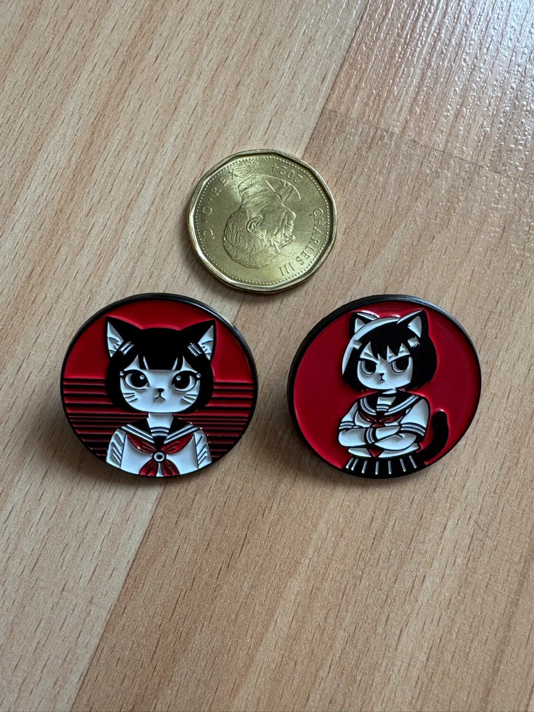 Cat Anime Enamel Pins $5 each firm - photo 3