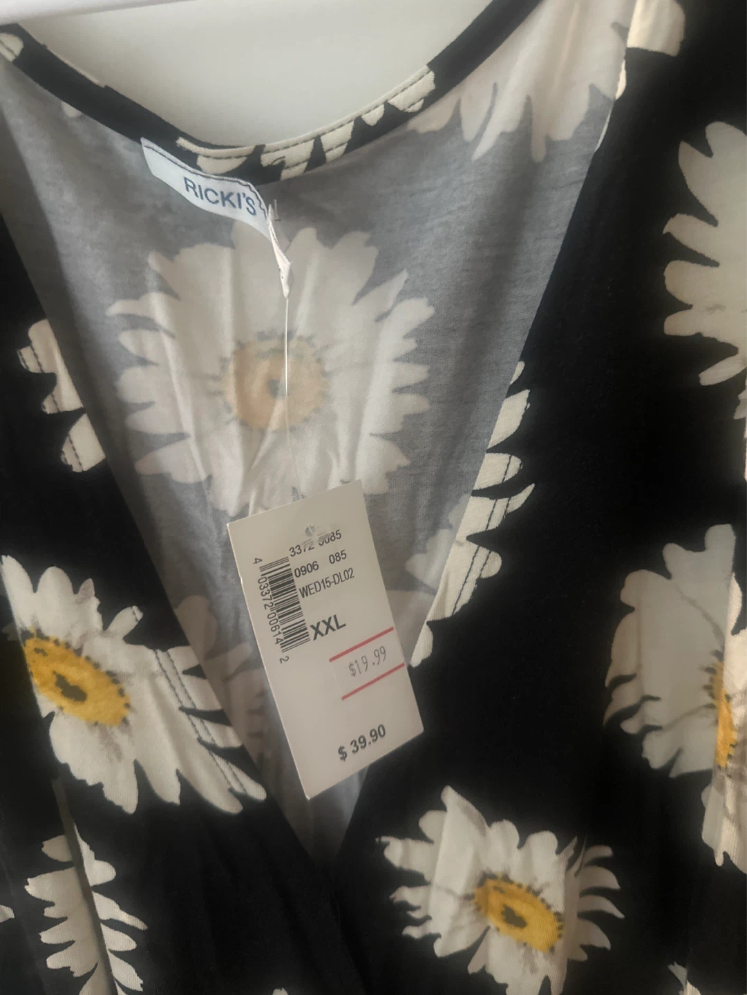 Ricki's Daisy Print Sleeveless Wrap Top - XXL - photo 2