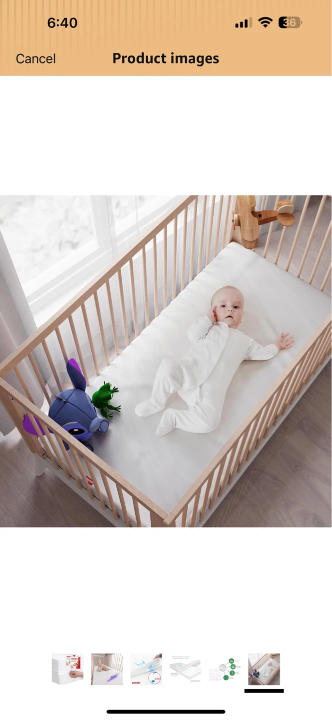 Waterproof Crib Mattress Protector - photo 3