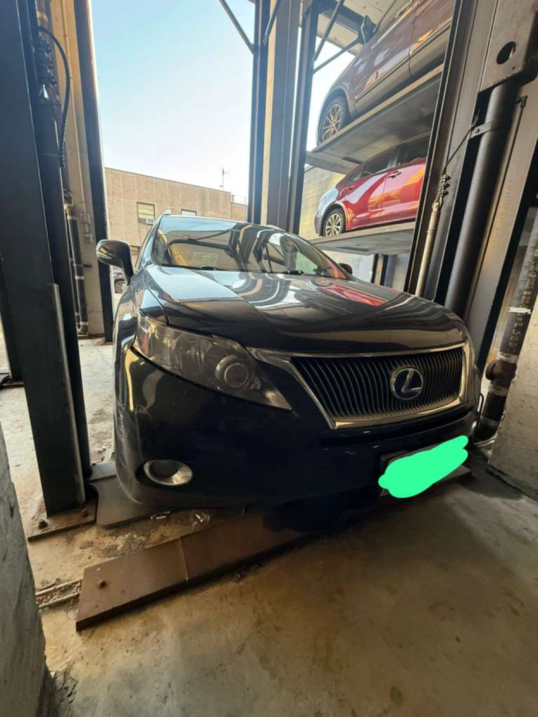 Black Lexus RX450h SUV