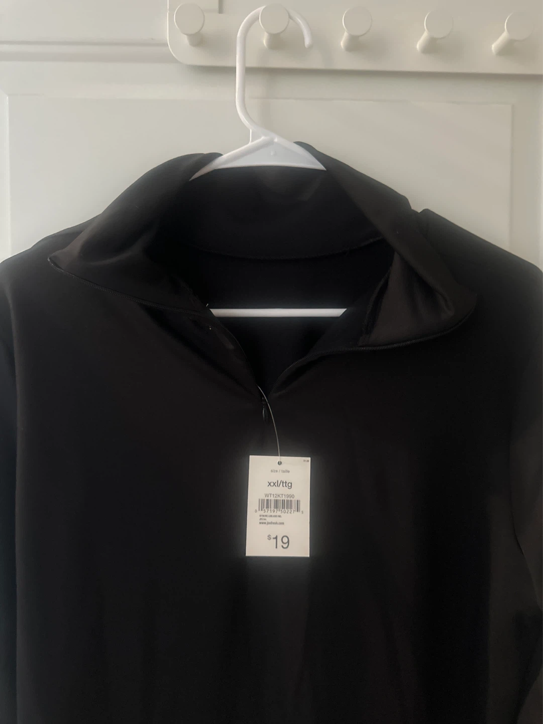 Black 1/4 Zip Pullover Shirt XX-Large - photo 2