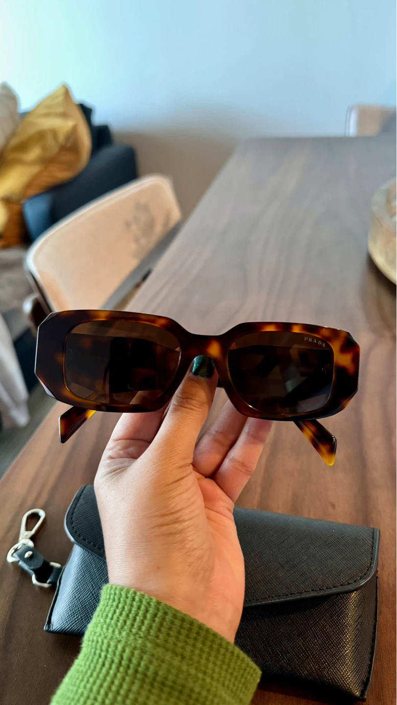 Prada Tortoiseshell Sunglasses SPR 17W-F