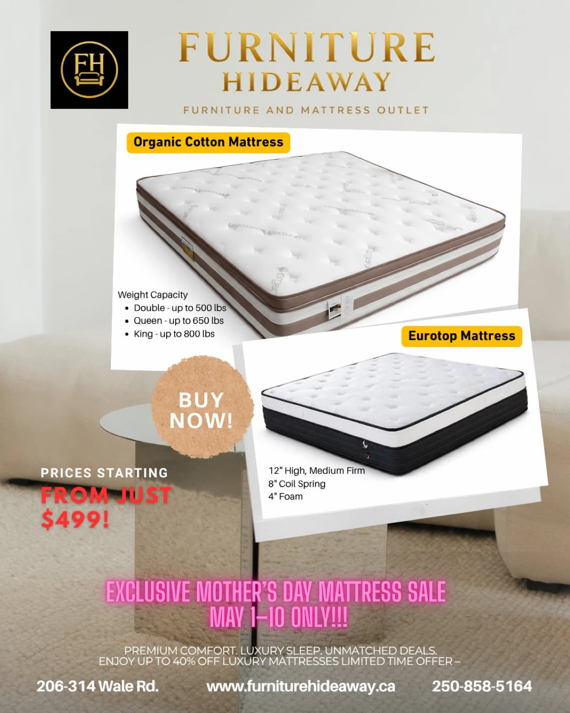 🌸 MOTHER’S DAY GRAND SALE 🌸 Dining • Couches • Beds & More! - photo 4