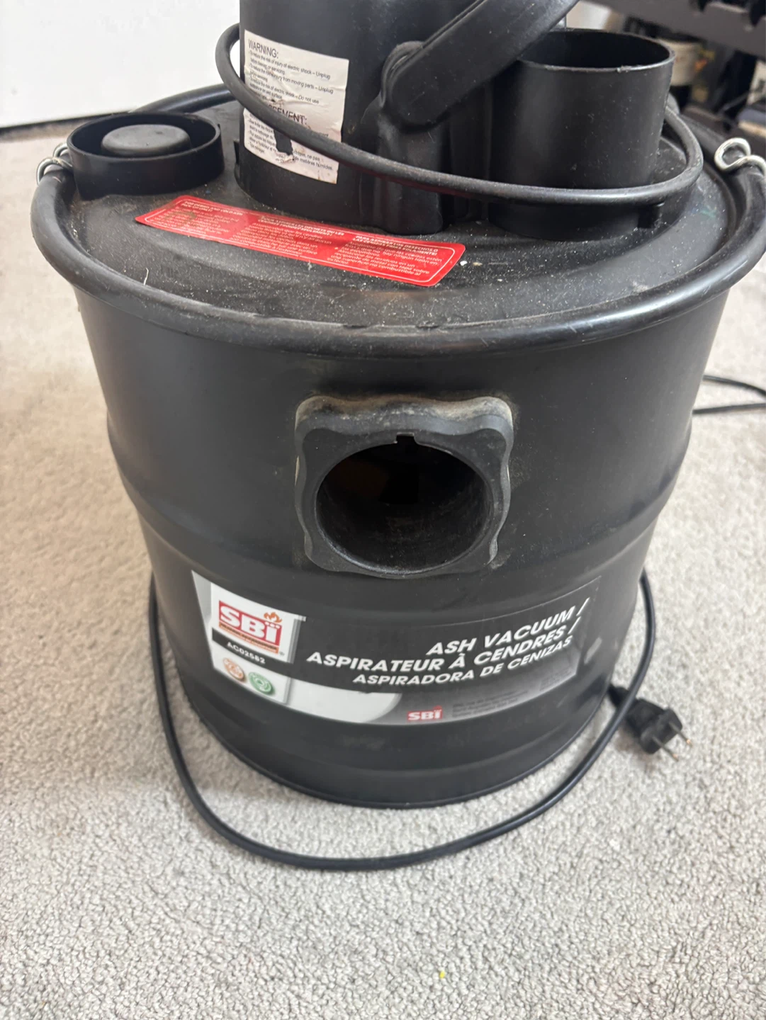 SBI Ash Vacuum- AS IS