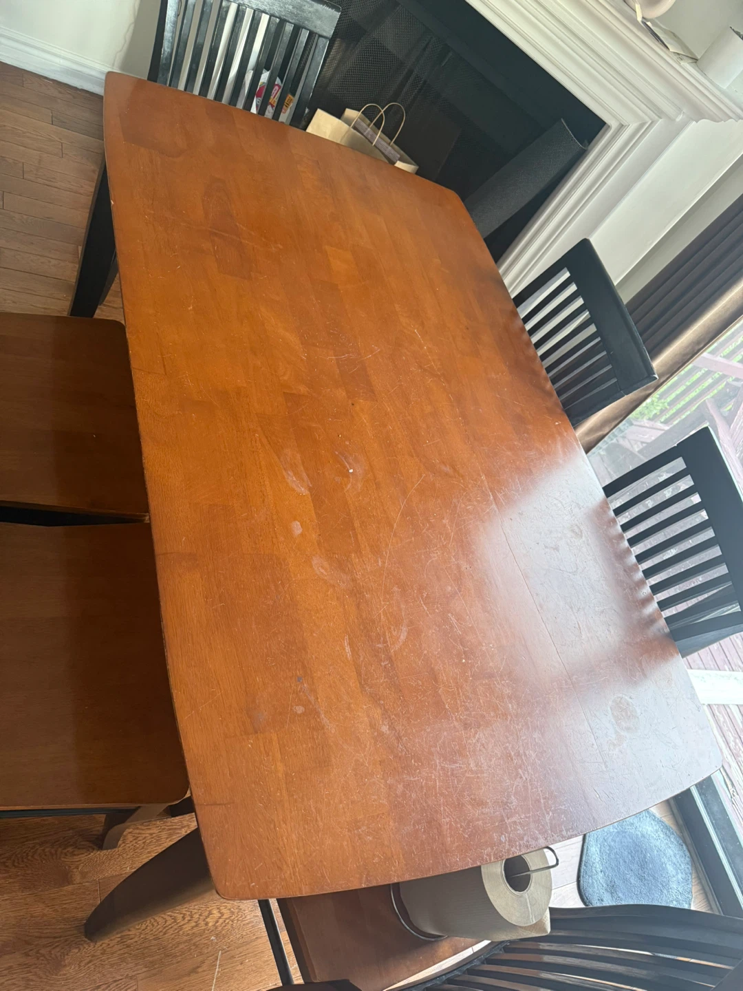 Wooden Dining Table and Chairs - photo 5