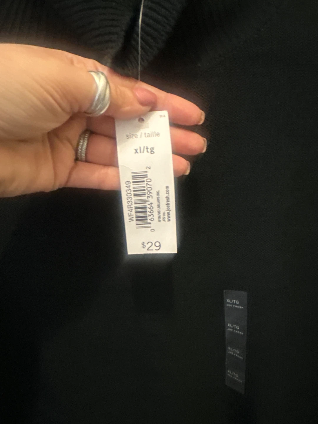 Joe Fresh Black Turtleneck Sweater XL/TG - photo 2