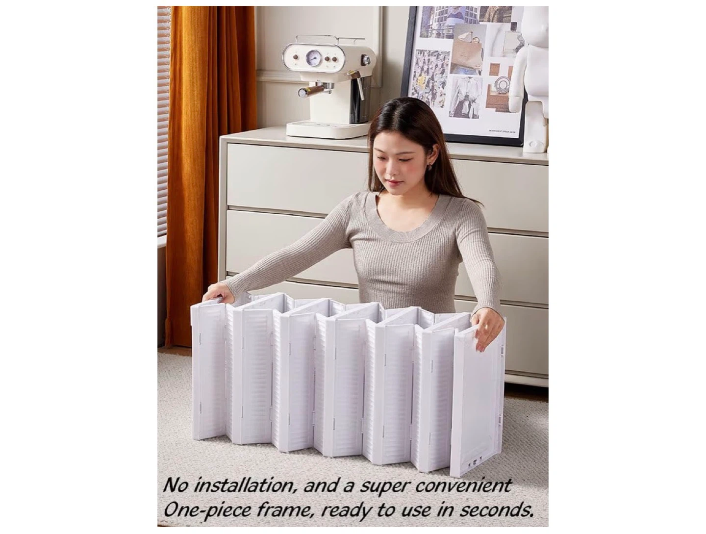 Stackable Shoe Storage Boxes - White - photo 3