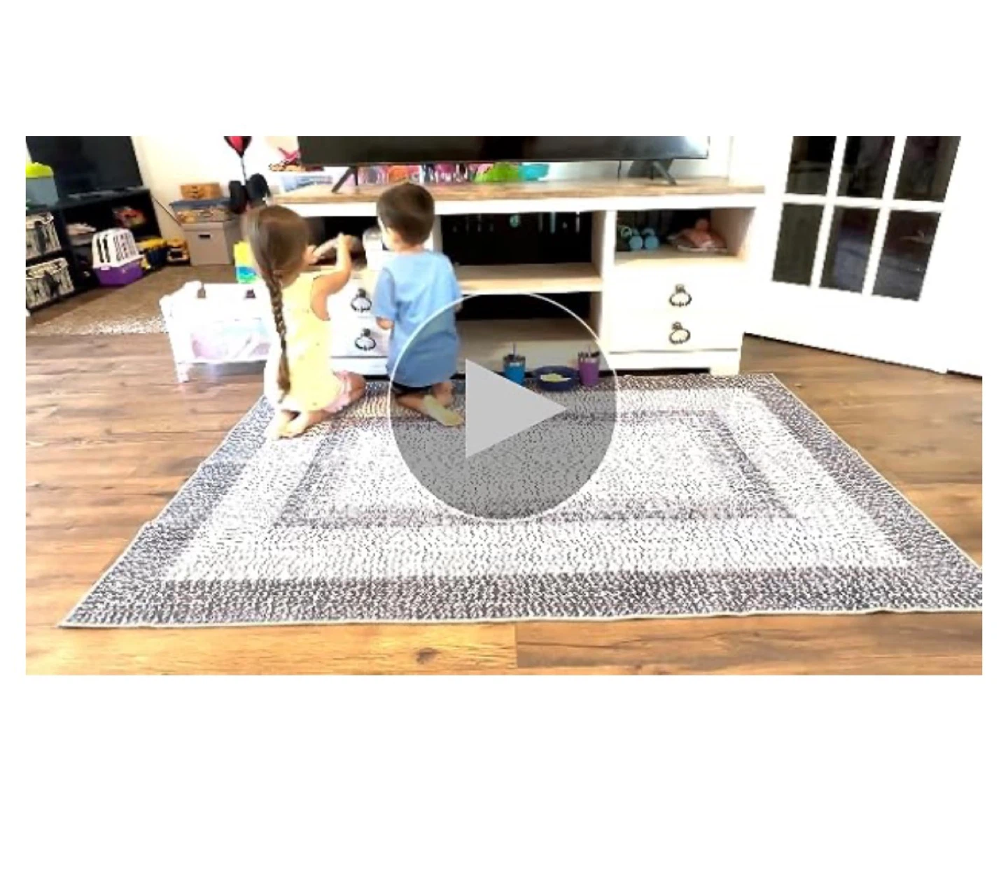 Area Rug 9x12 - Stain Resistant, Low Pile - photo 4