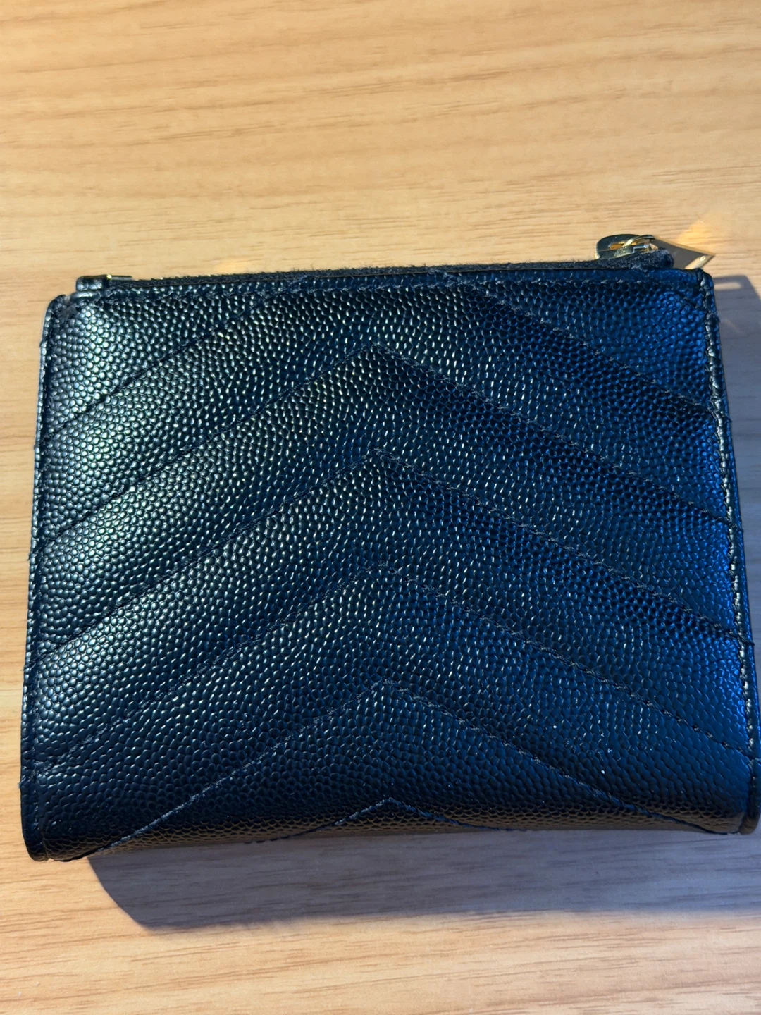 Saint Laurent Black Quilted Leather Wallet - photo 3