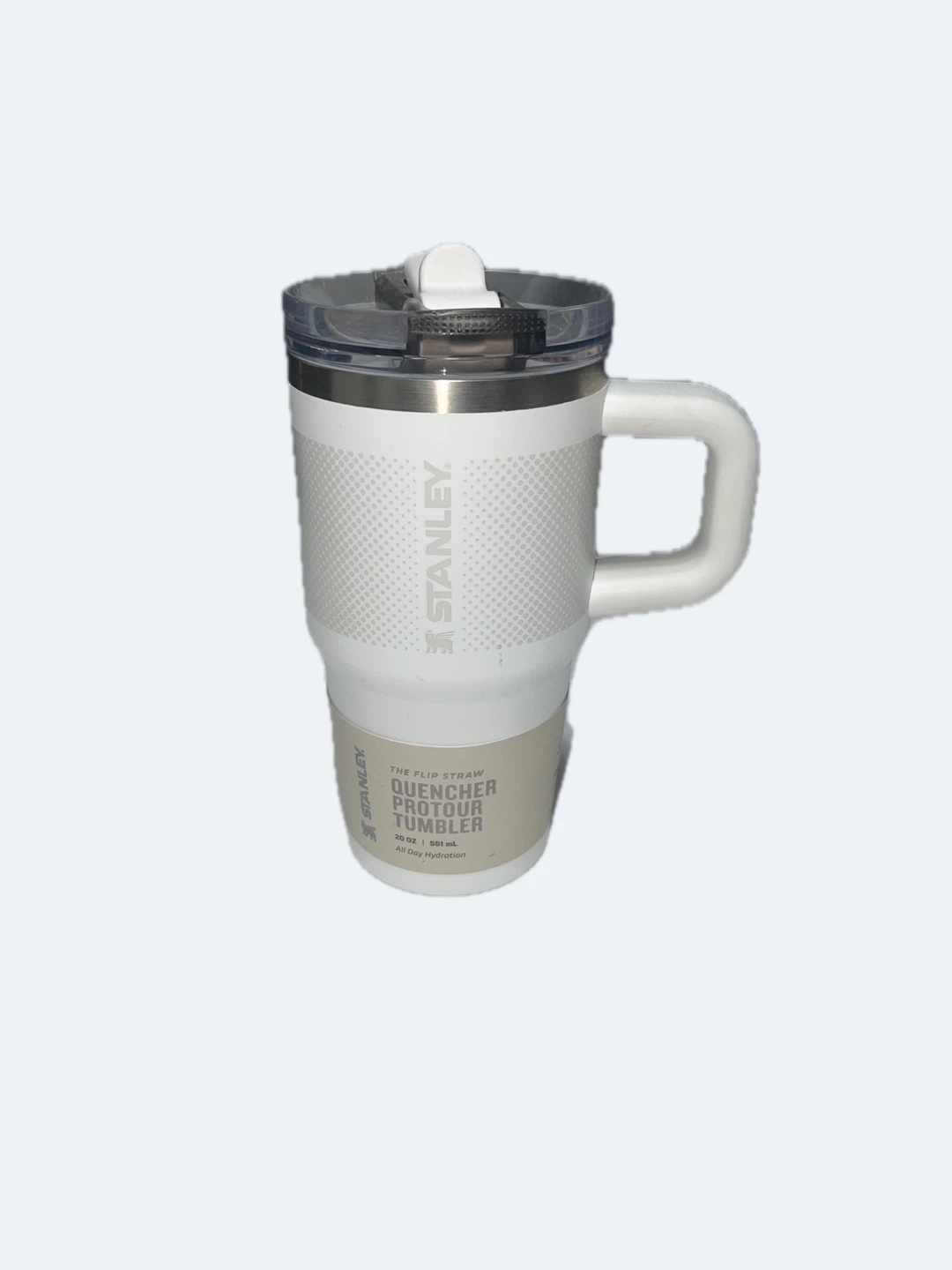 Stanley White "The Quencher" 20oz Tumbler