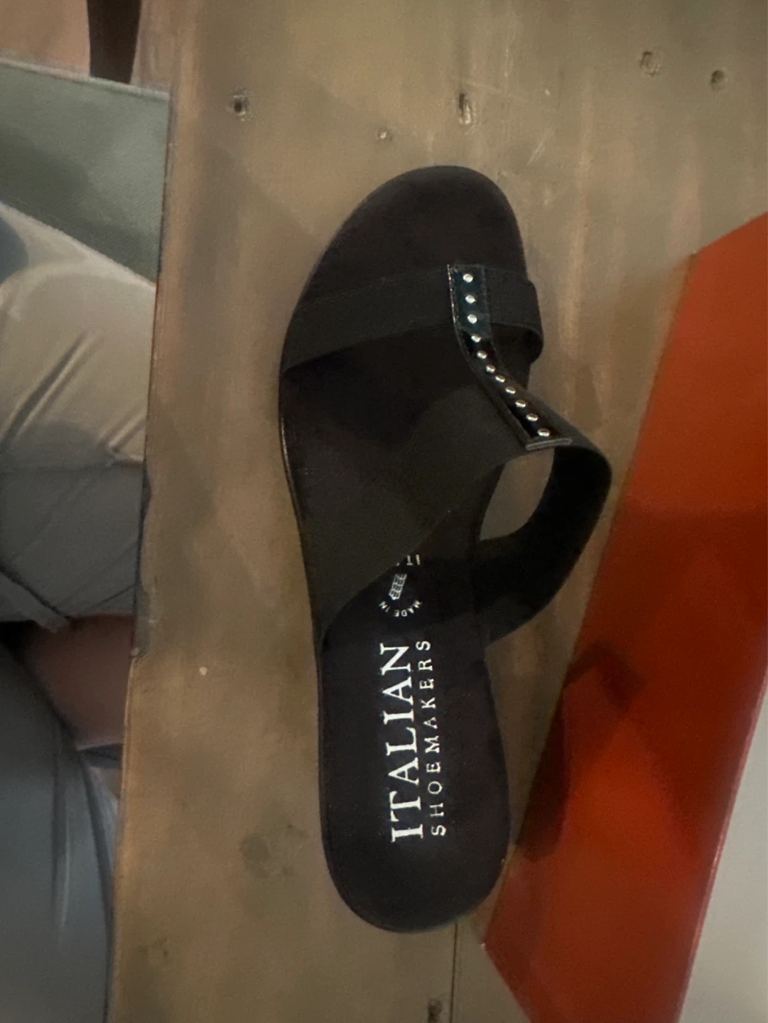 Italian Shoemakers Black Wedge Sandals - photo 2