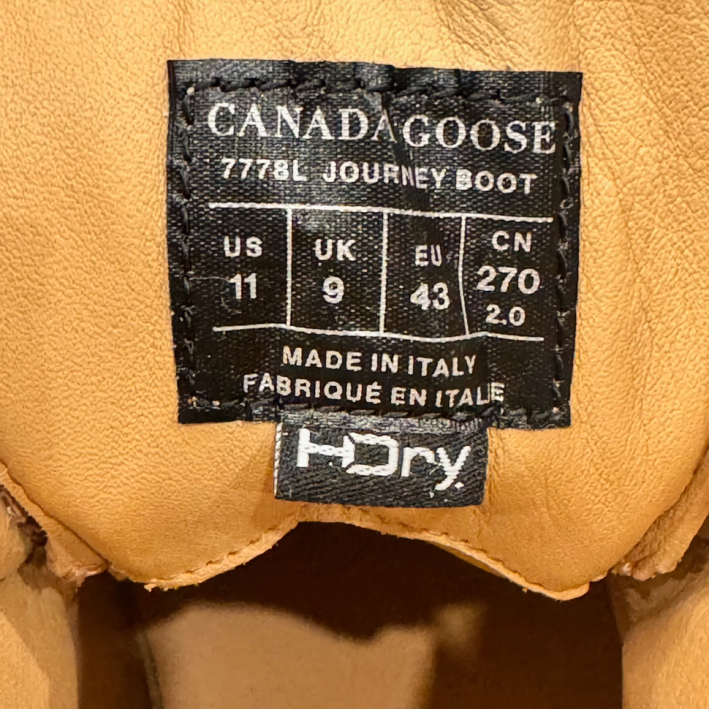 BNIB Canada Goose Tan Journey Hiking Boots | Men 10 - photo 5