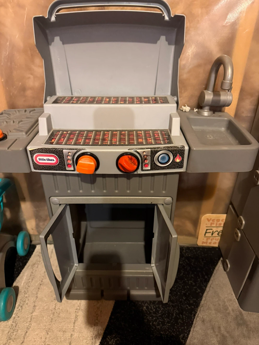 Little Tikes Play Fridge and Grill Set
