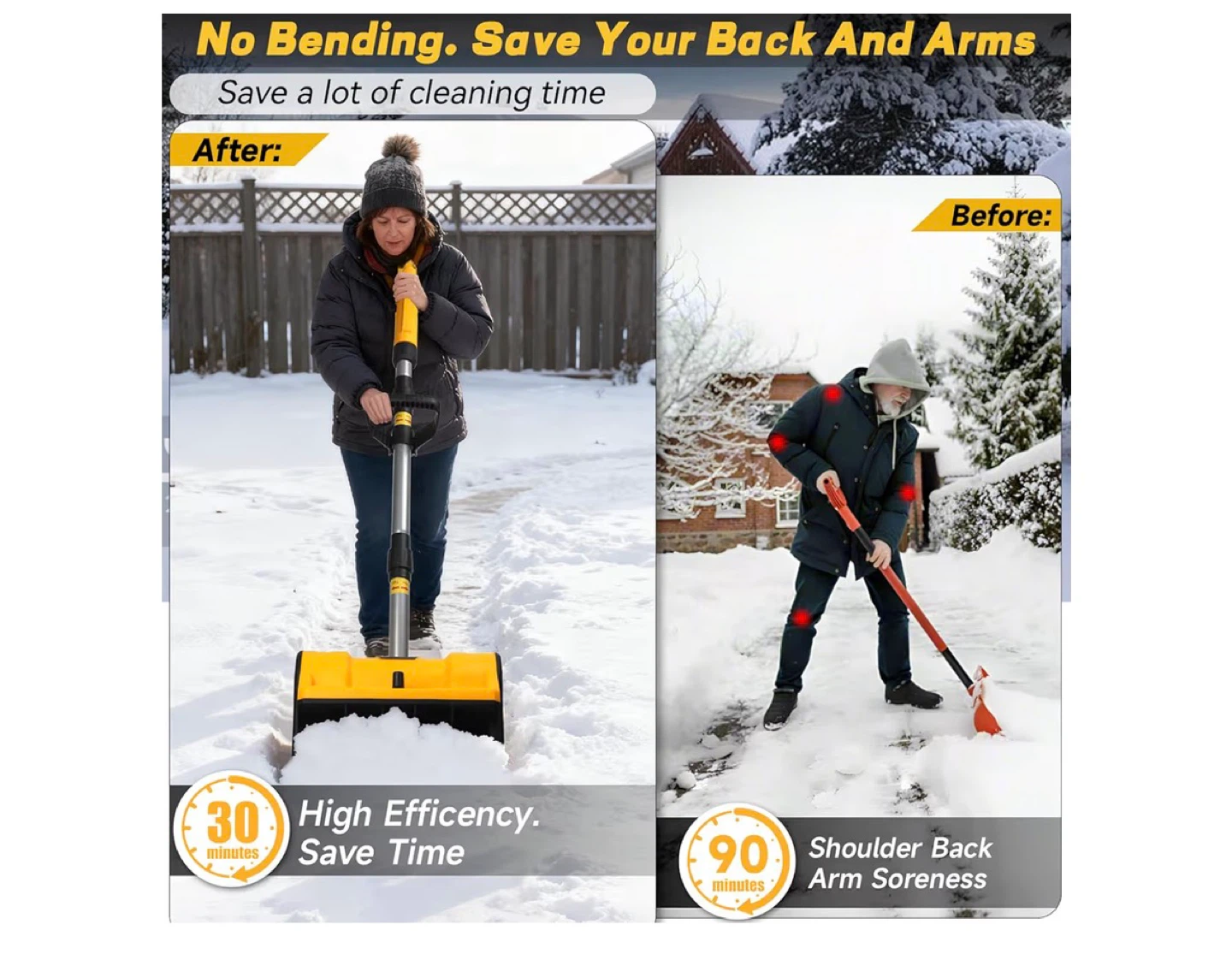 20V Max Cordless Electric Snow Blower - photo 5