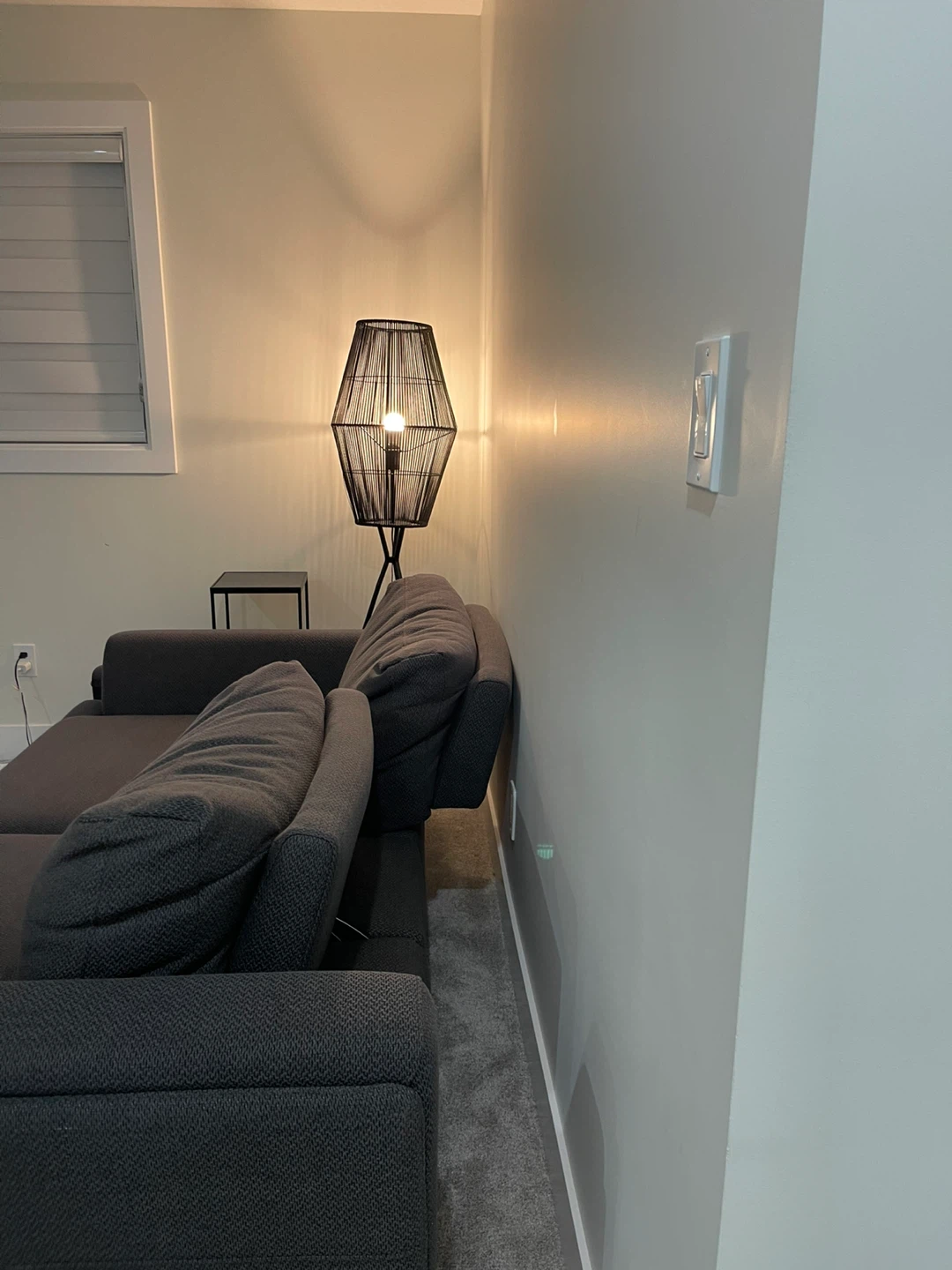 Dark Grey Fabric Sofa - photo 3