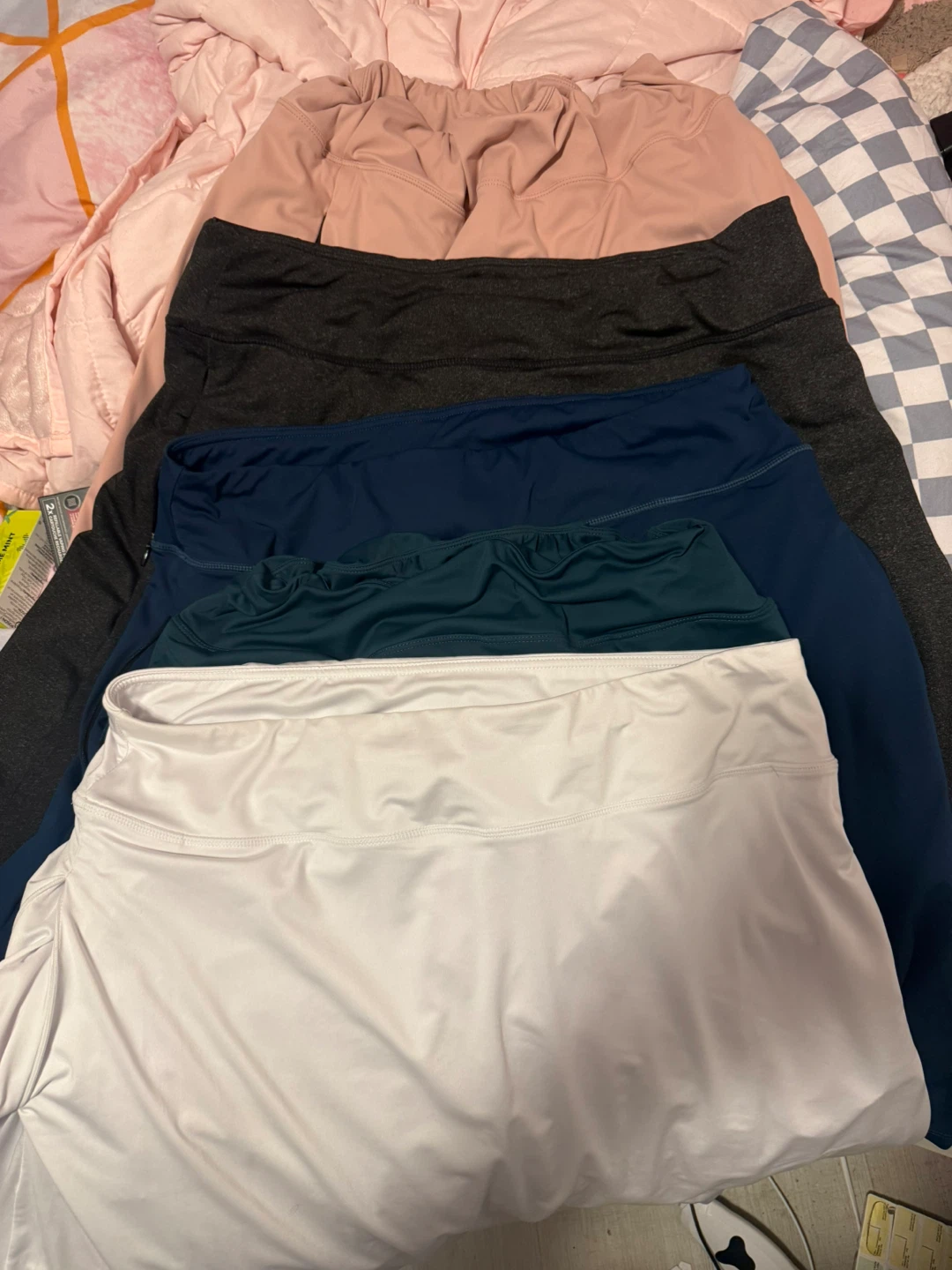 NEED GONE Athletic Skirt with Built-in Leggings - 5 Pairs